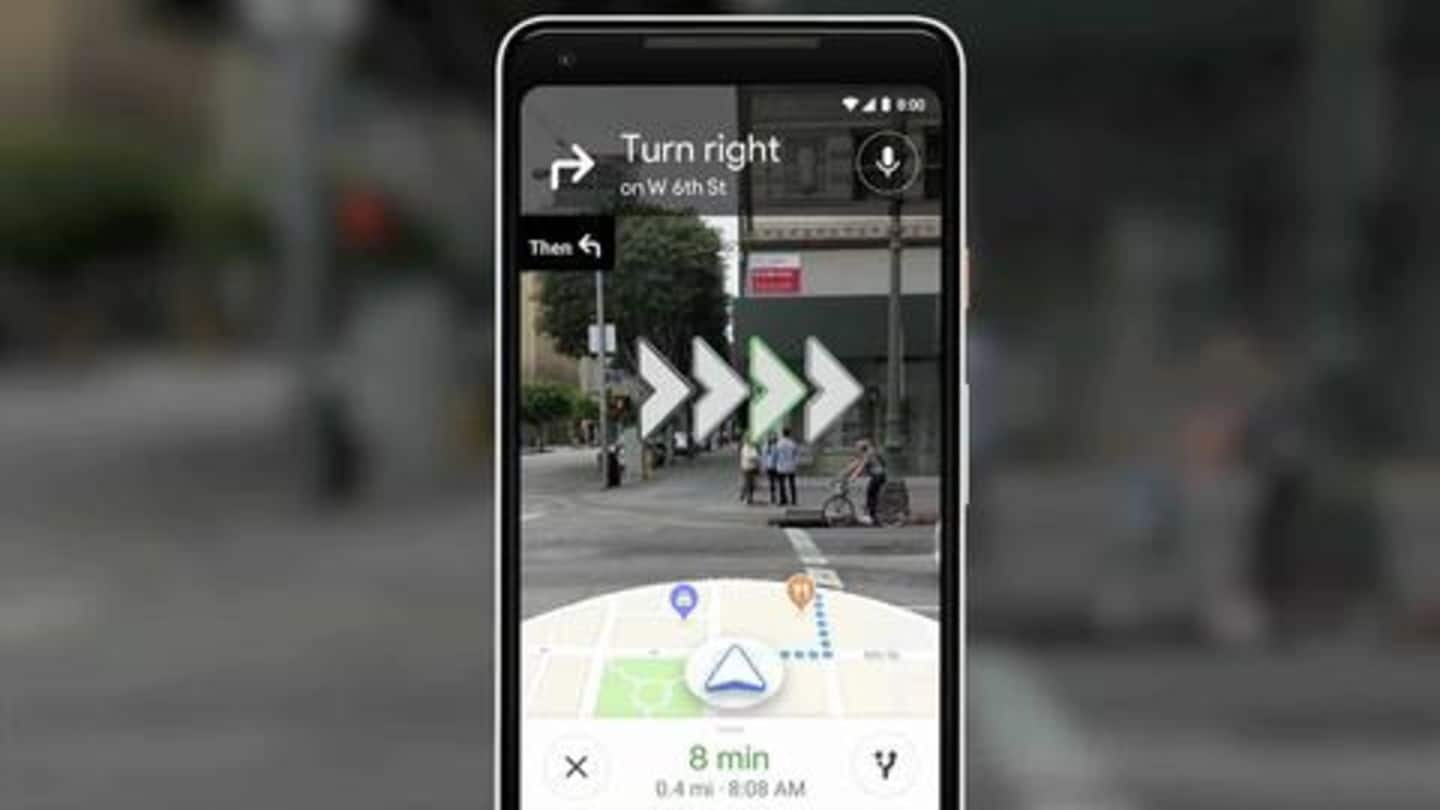 Now, you can use augmented reality directions in Google Maps