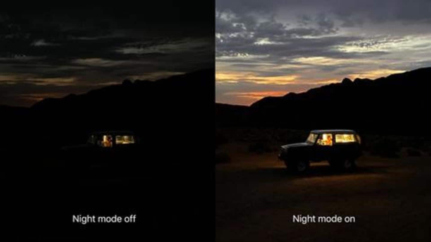 Night Mode for crisp low light images Night Mode for crisp low light images