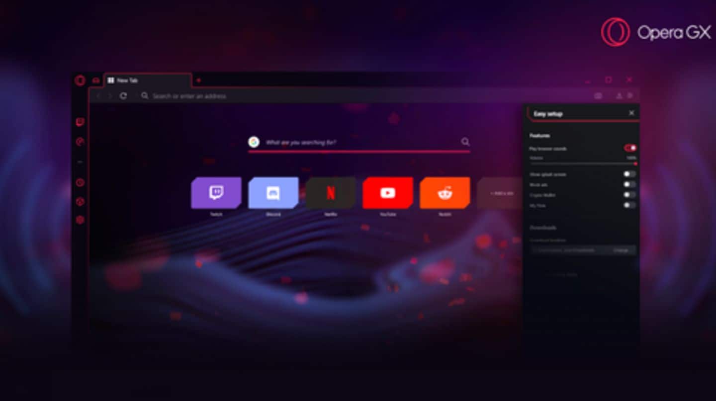 gaming browser opera