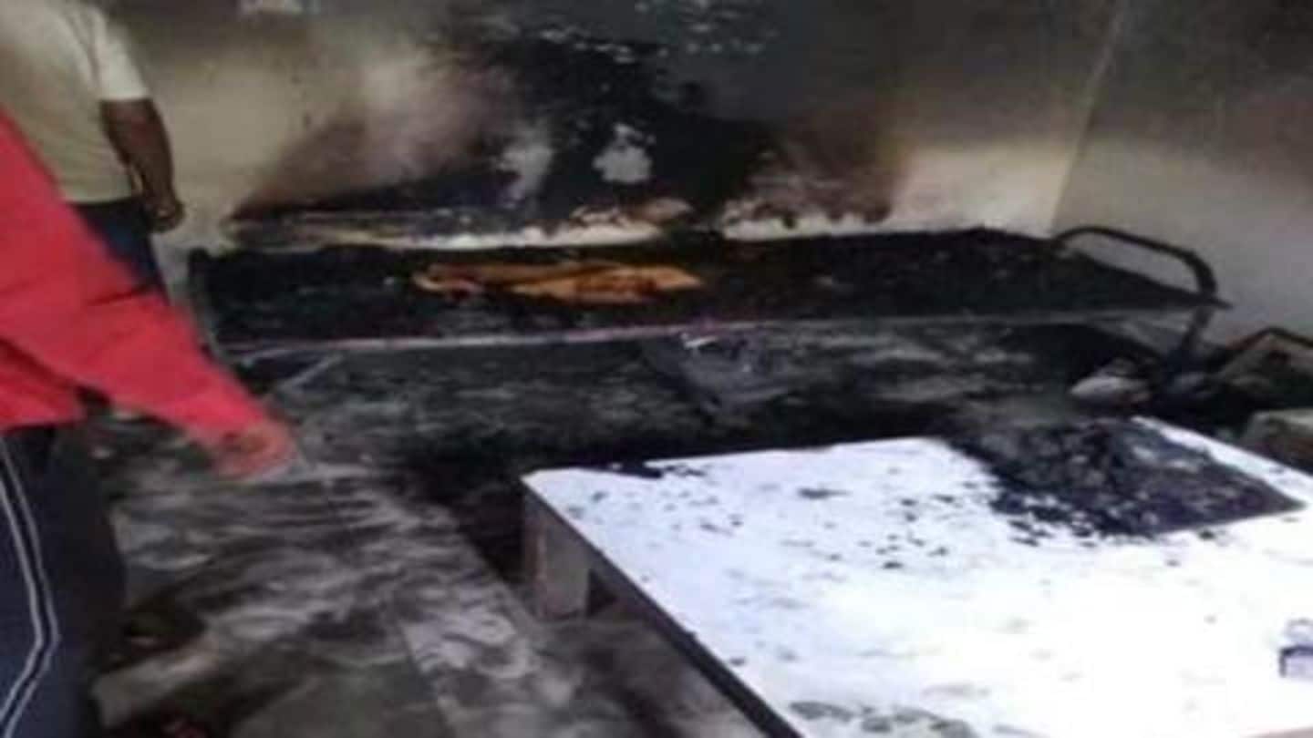 Laptop caught fire when Singh was asleep Laptop caught fire when Singh was asleep