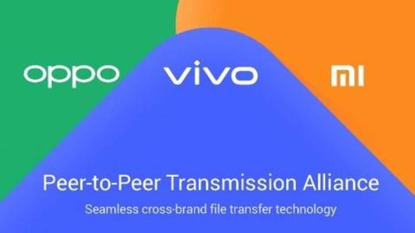 Xiaomi, OPPO, Vivo teaming up to enable file-sharing without internet