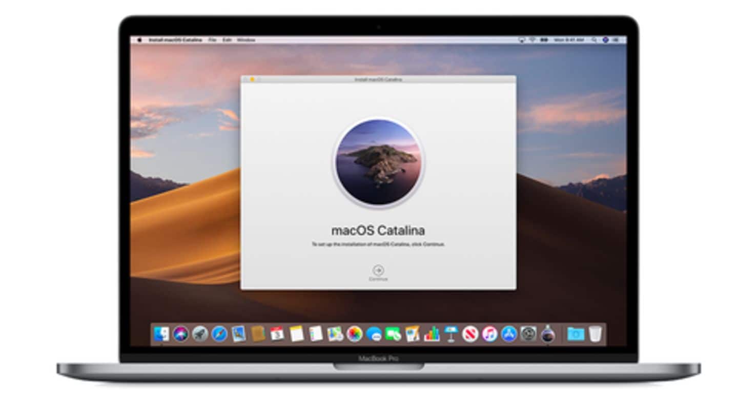 update to macos catalina