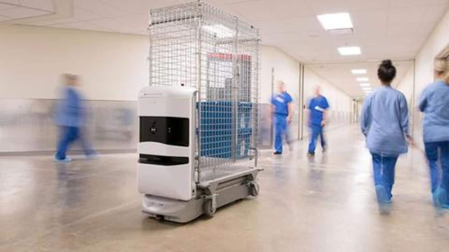 Stanford's new 'smart hospital' has robots, automated guided vehicles