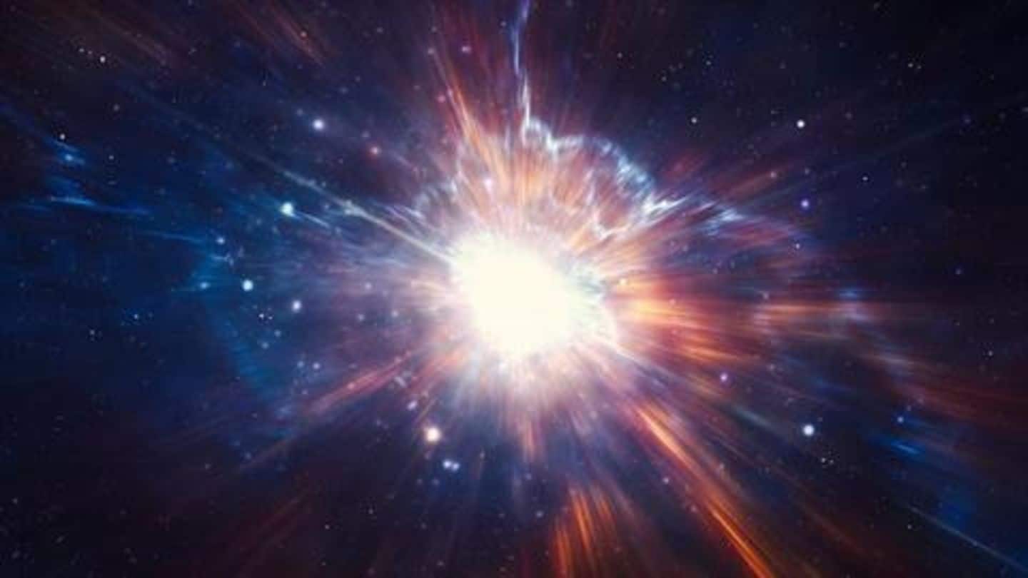 Astronomers just detected biggest known explosion in the universe