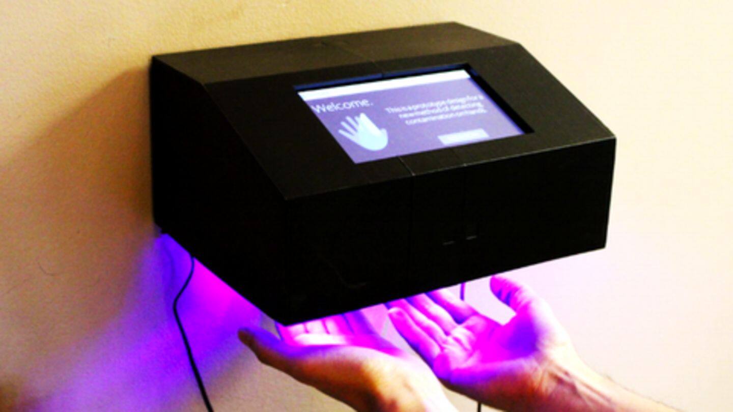 This hand-scanner can detect harmful disease-causing viruses