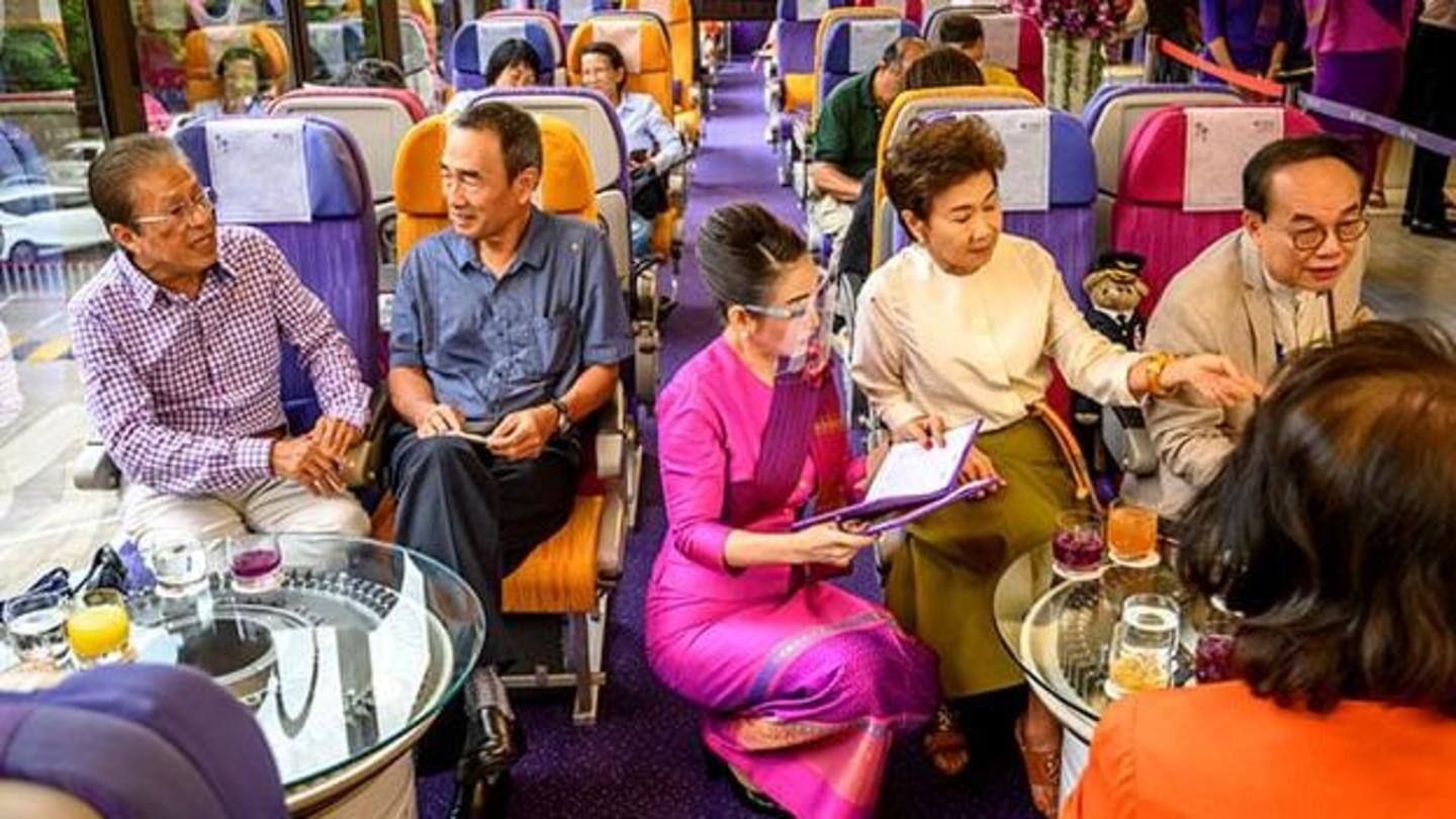 Dine with the experience of air travel Dine with the experience of air travel