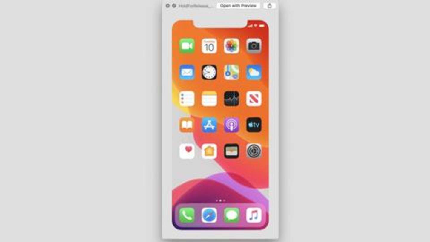iOS 13 image hints September 10 launch date iOS 13 image hints September 10 launch date