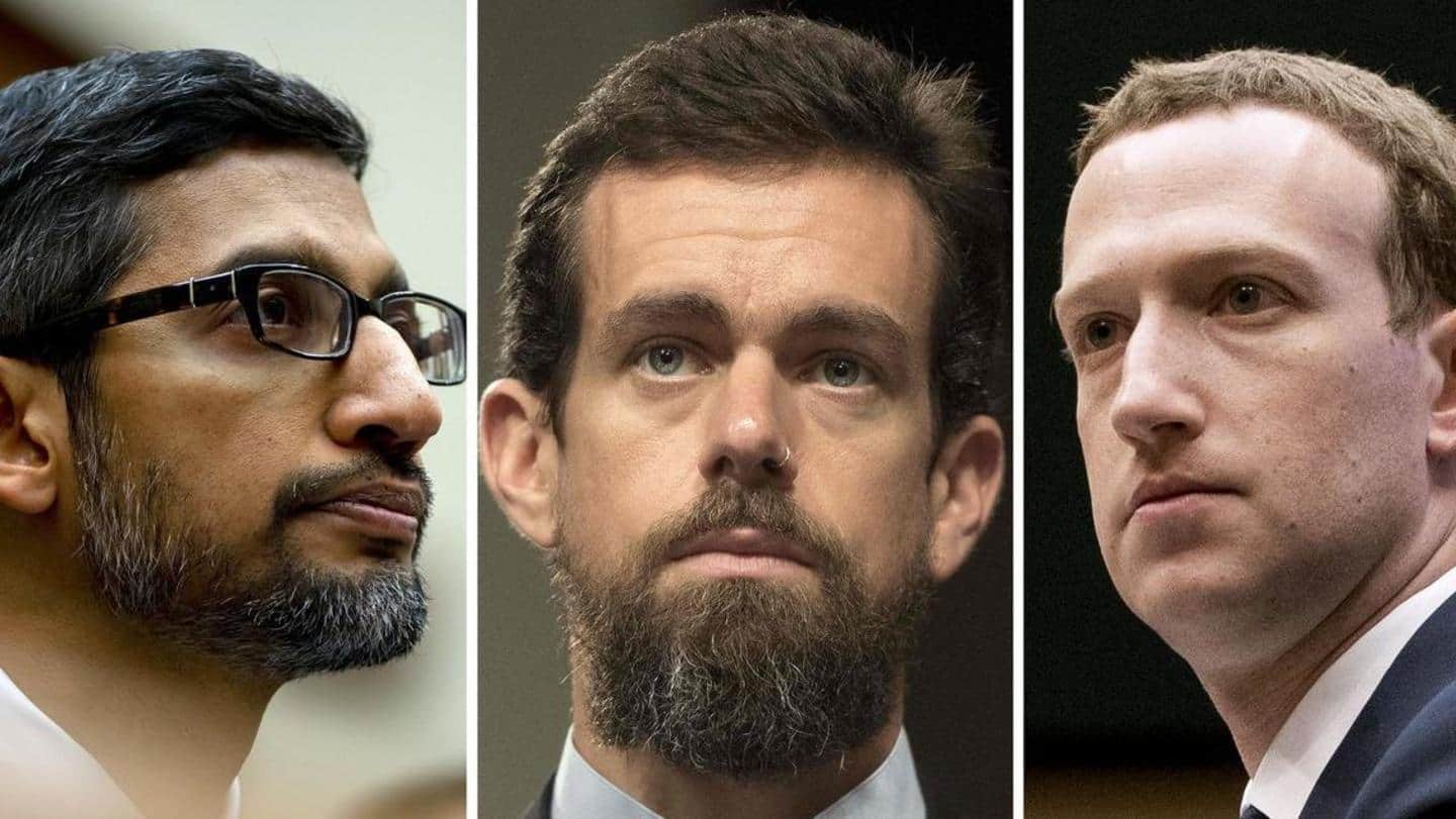 NewsBytes Briefing: US Senate subpoenas CEOs of Google, Facebook, Twitter