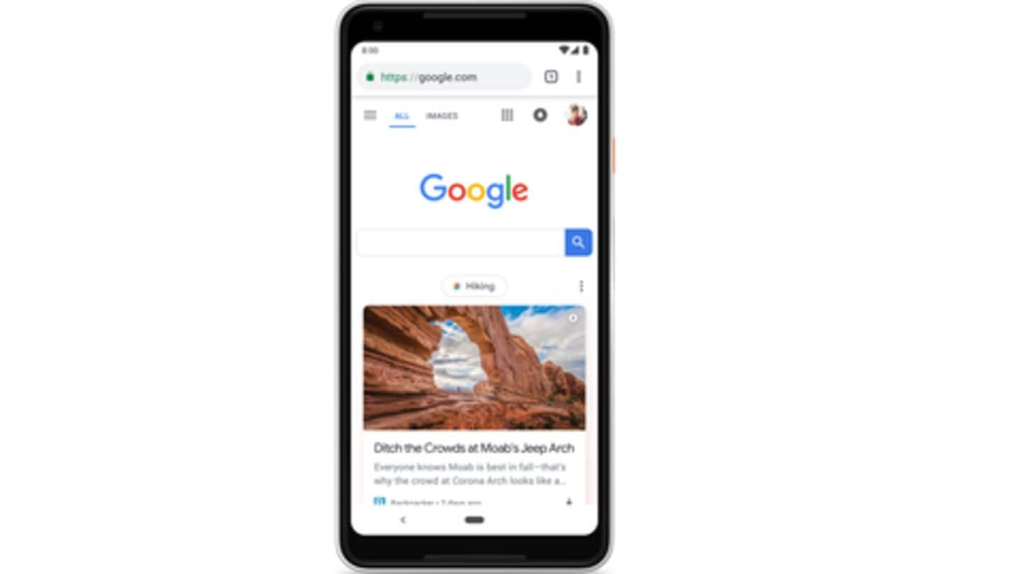 Now, browse content via Google's interest-driven 'Discover' feed