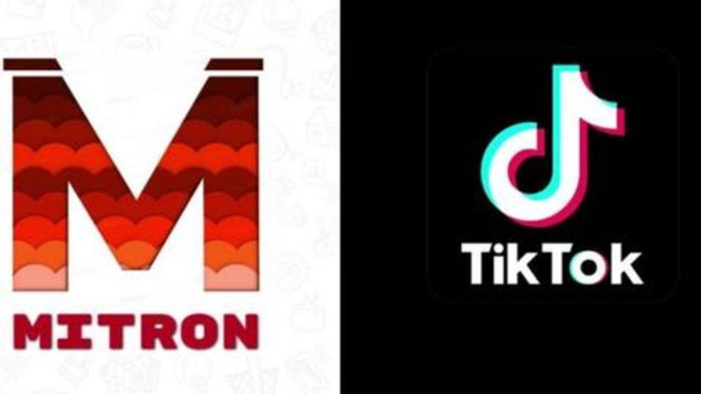Mitron, India's TikTok clone, rakes 5 million downloads in weeks