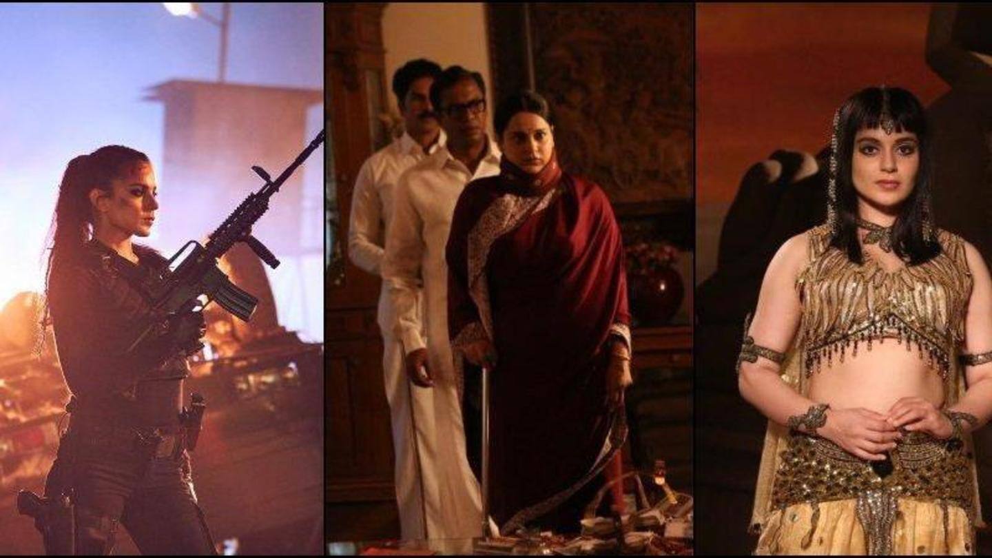 Ranaut, busy with other projects, heaped praises on "herself" Ranaut, busy with other projects, heaped praises on "herself"