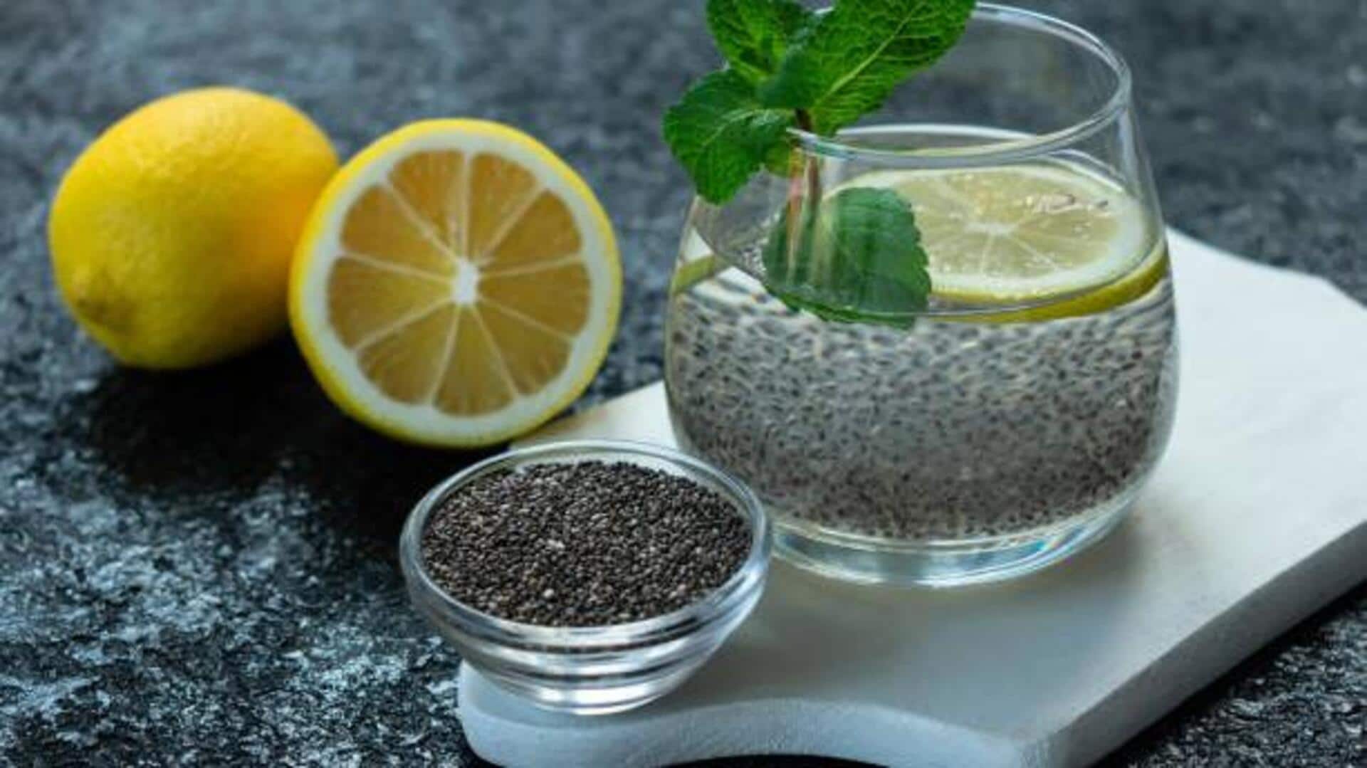 Chia seeds water: A natural fiber drink Chia seeds water: A natural fiber drink