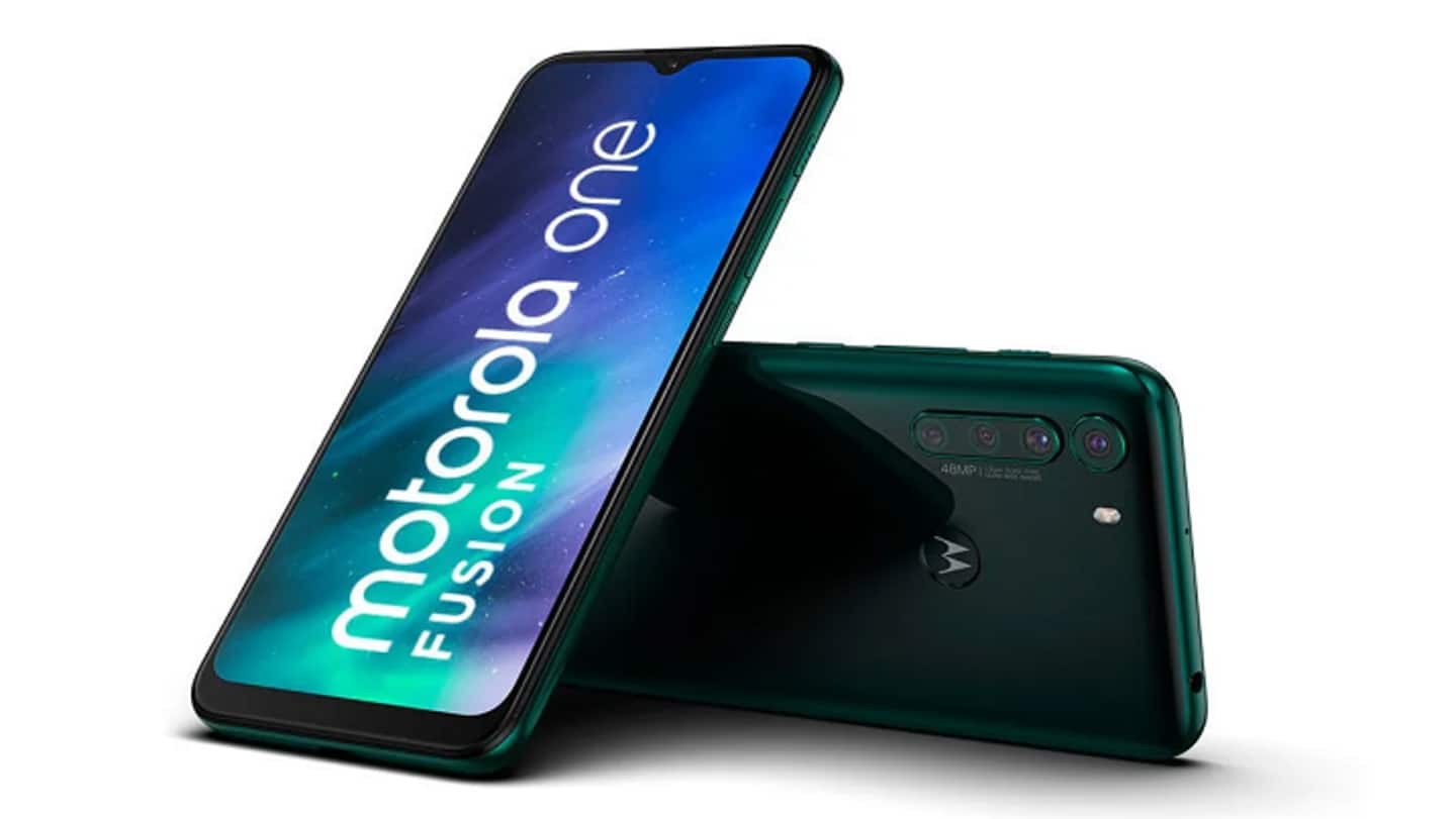 Motorola One Fusion, with Snapdragon 710 chipset, launched