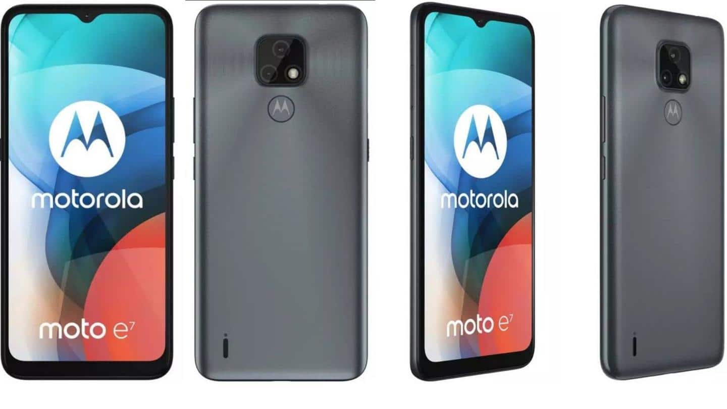 #LeakPeek: This is how Moto E7 will look like