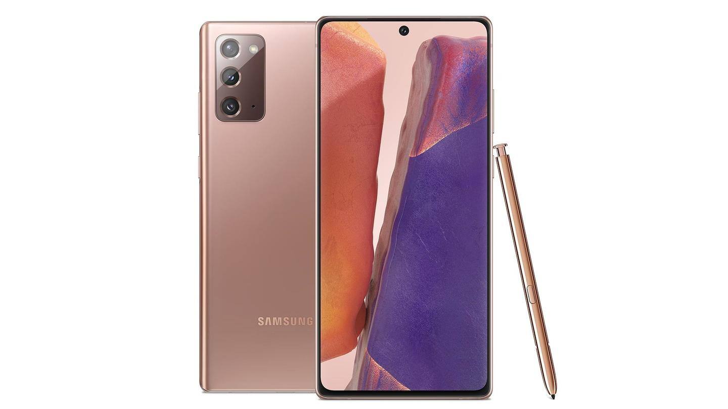 Samsung Galaxy Note20: At a glance Samsung Galaxy Note20: At a glance
