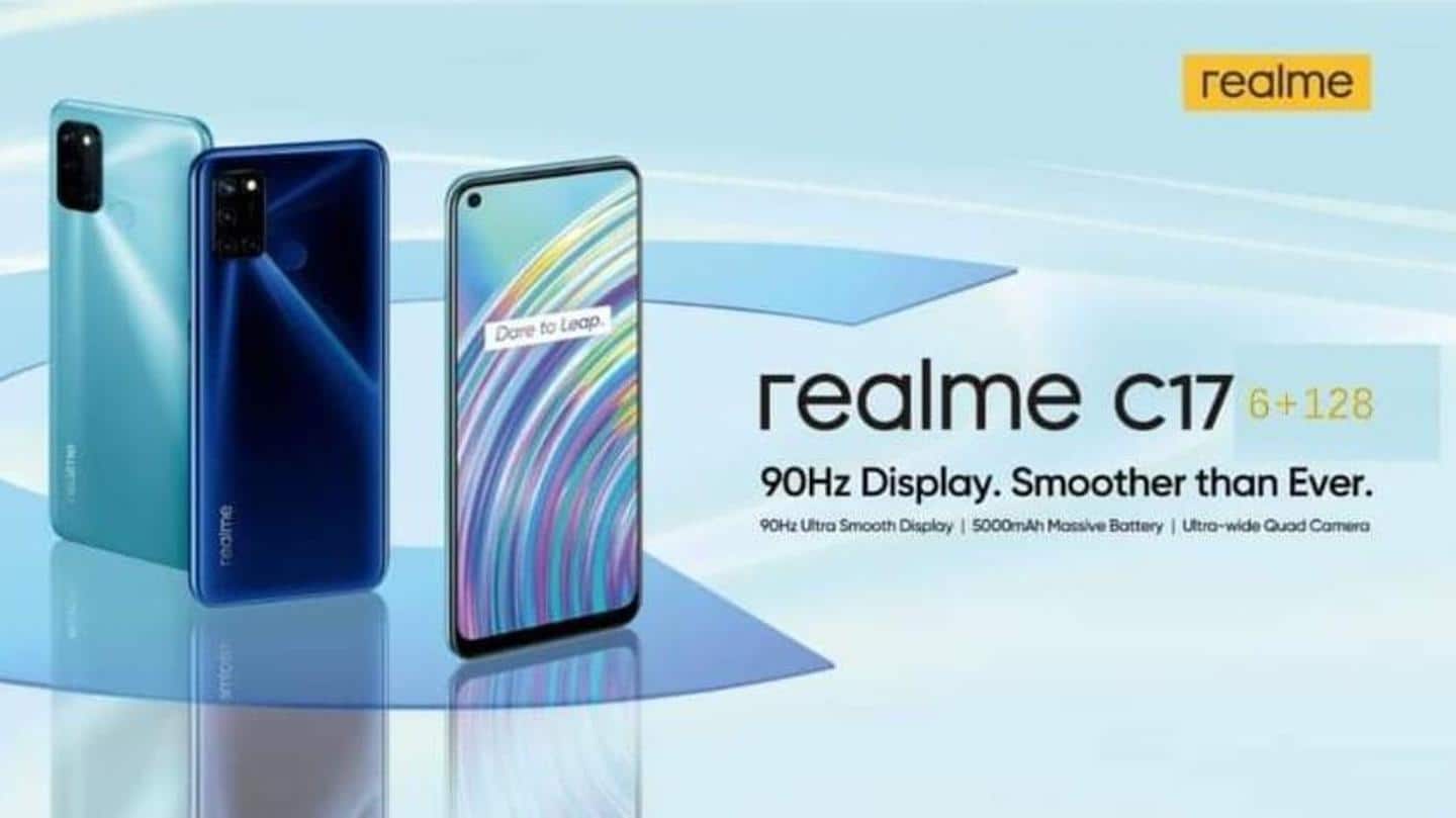 Realme C17 to be launched on September 21