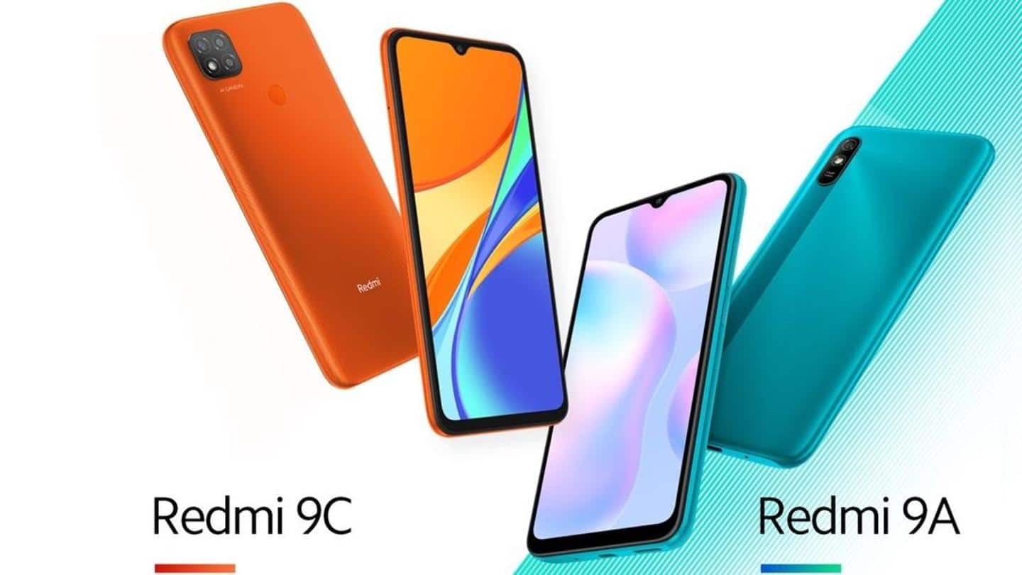 Redmi 9A and 9C, with new MediaTek G-series chipsets, launched