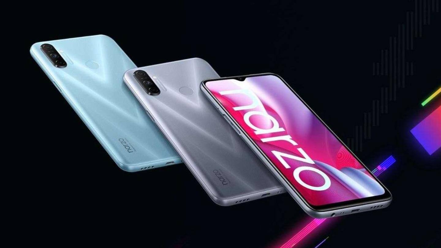 Realme Narzo 20A to go on sale today at 12pm