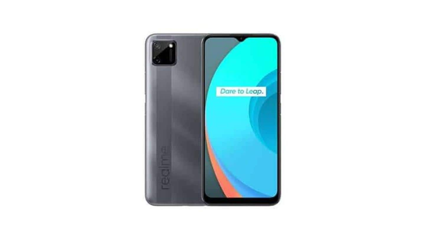 Realme C11's sale today at 12 pm via Flipkart