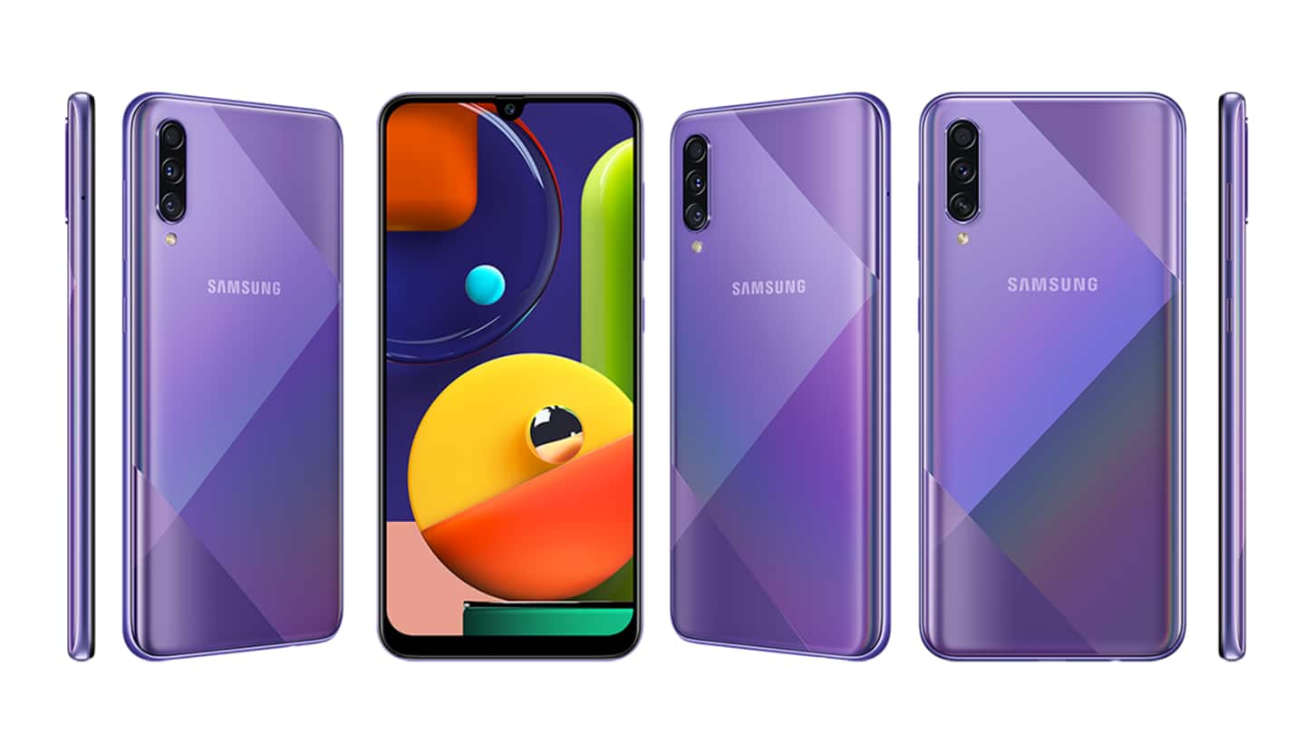 Samsung releases One UI 2.5 update for Galaxy A50s
