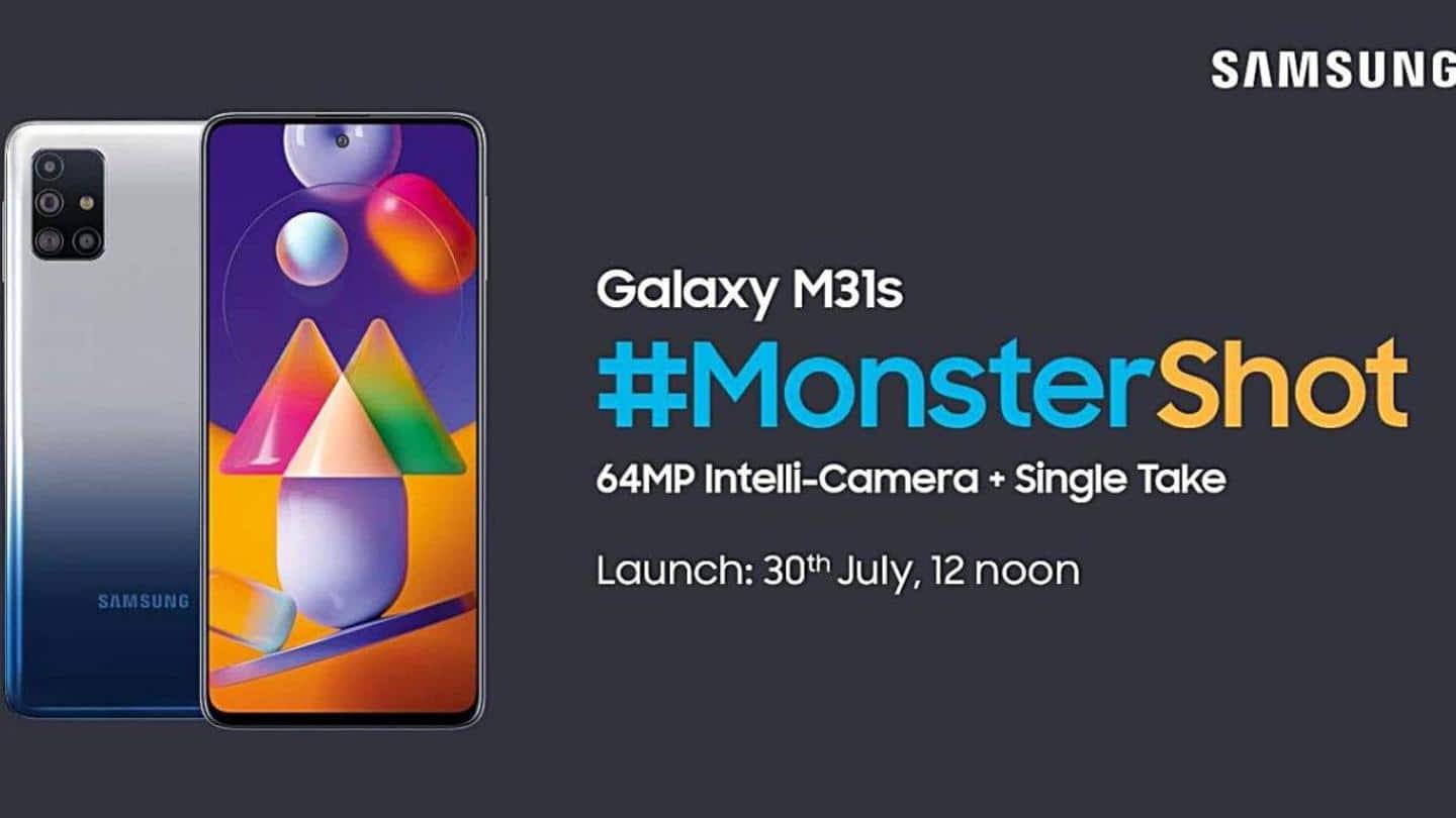Ahead of launch, Samsung Galaxy M31s' specifications leaked