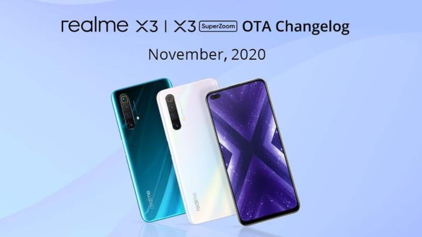 Realme X3, X3 SuperZoom receive October 2020 security patch