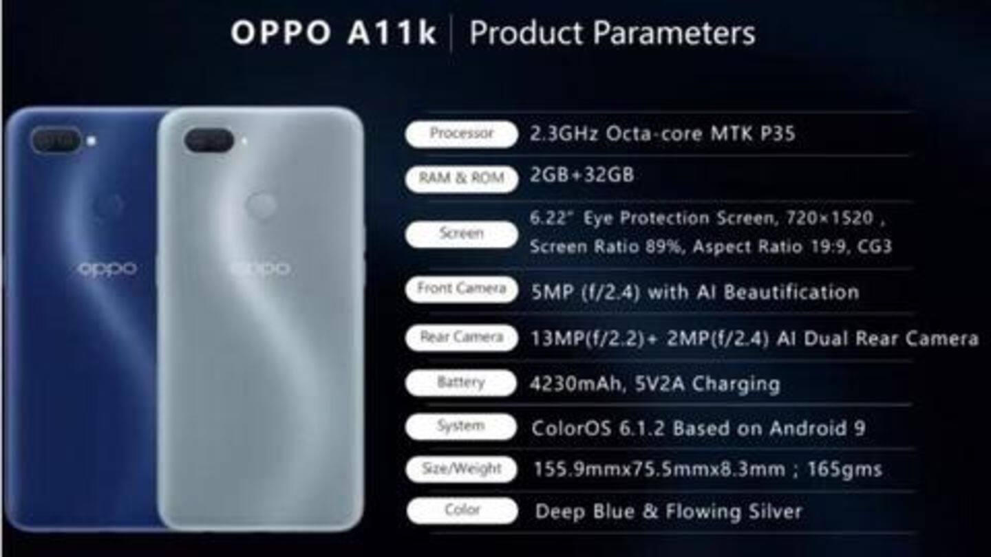 OPPO A11k OPPO A11k