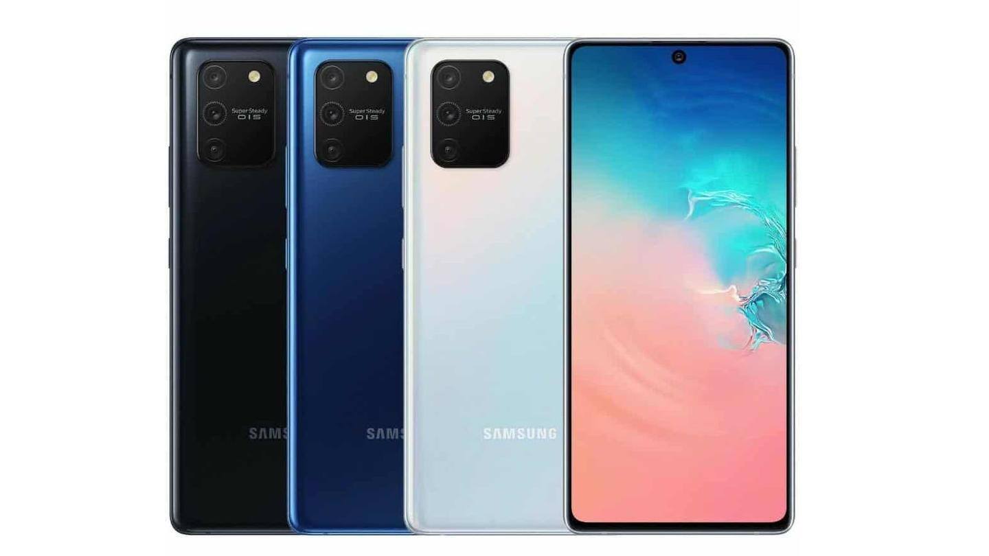 Samsung Galaxy S10 Lite: At a glance Samsung Galaxy S10 Lite: At a glance