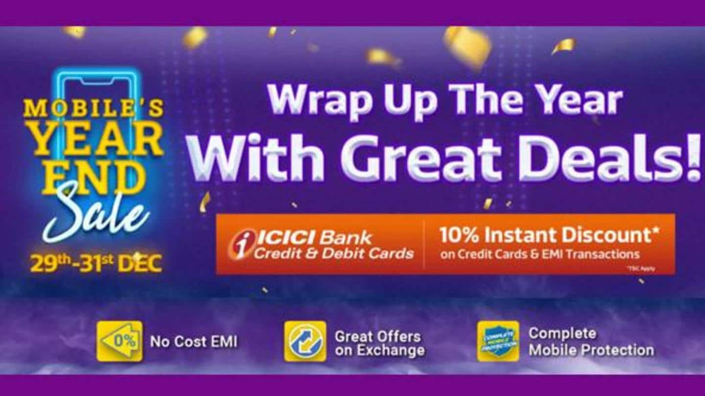 Flipkart 'Mobile's Year End Sale': Top deals on flagship smartphones