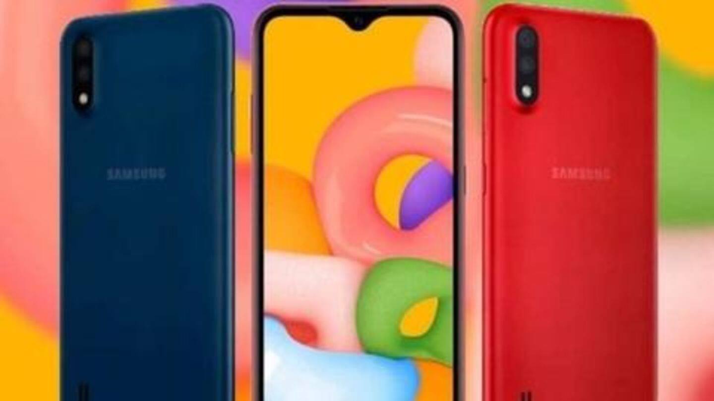 Samsung Galaxy M01: Costs Rs. 8,999 Samsung Galaxy M01: Costs Rs. 8,999