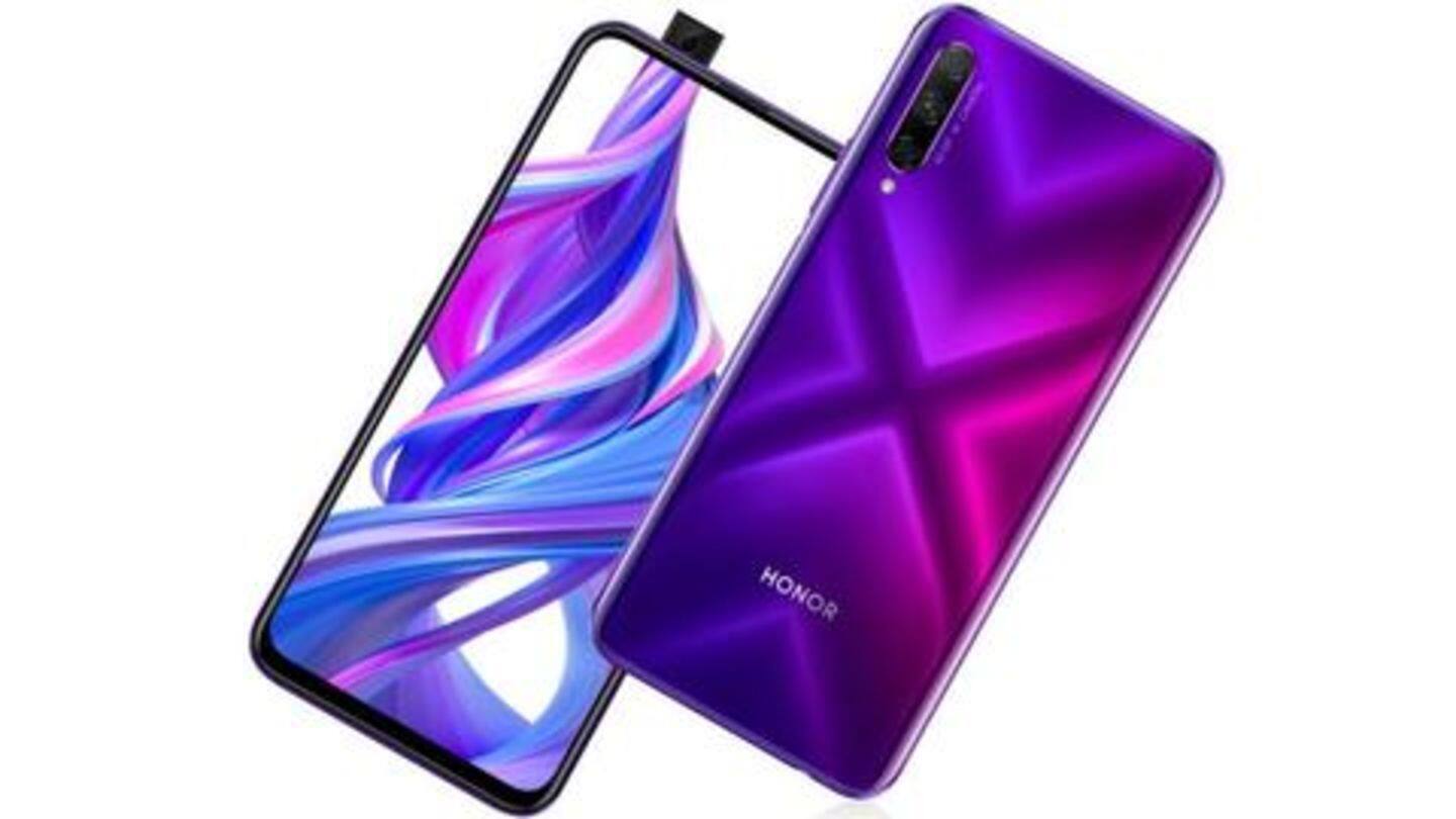 Honor 9X Pro offers a screen-to-body ratio of 92% Honor 9X Pro offers a screen-to-body ratio of 92%