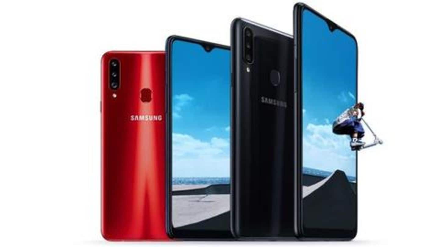 Samsung releases One UI 2.0 update for Galaxy A20s