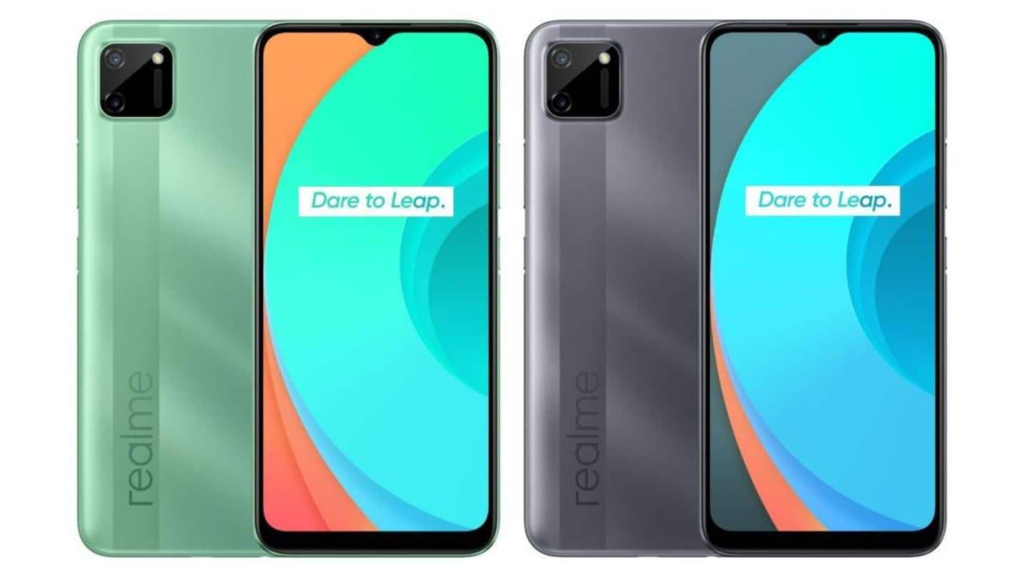 Realme C11, with MediaTek Helio G35, launched at Rs. 7,500