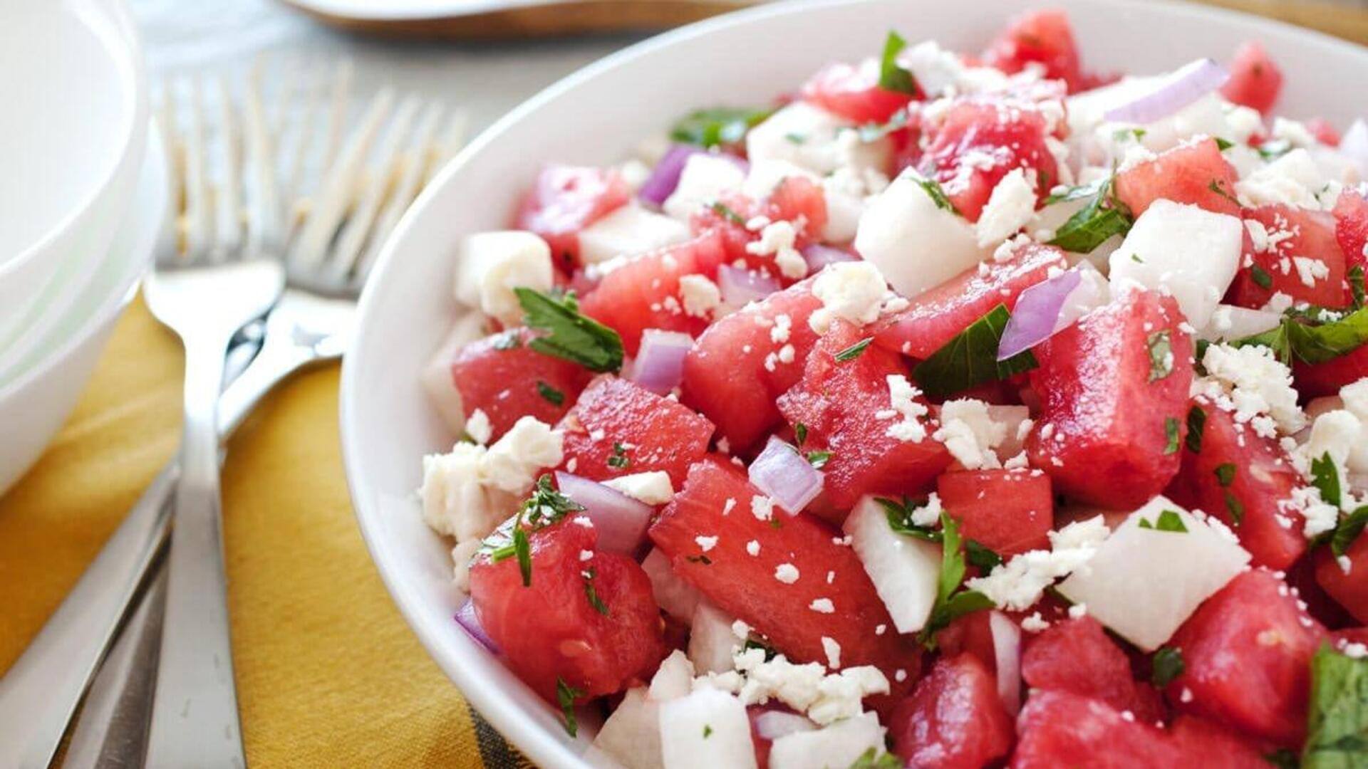 Fan of salads? Try these jicama-watermelon recipes