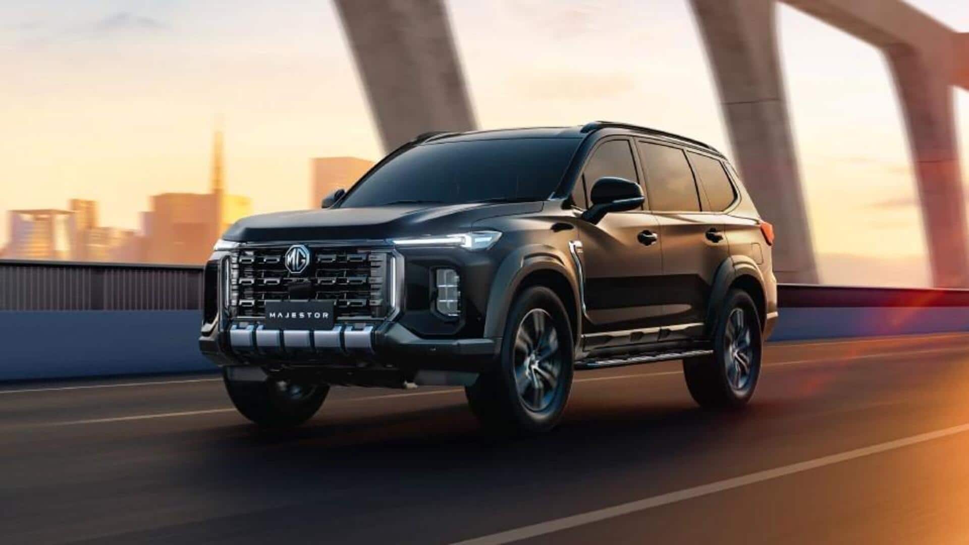 MG opens bookings for its flagship Majestor SUV in India