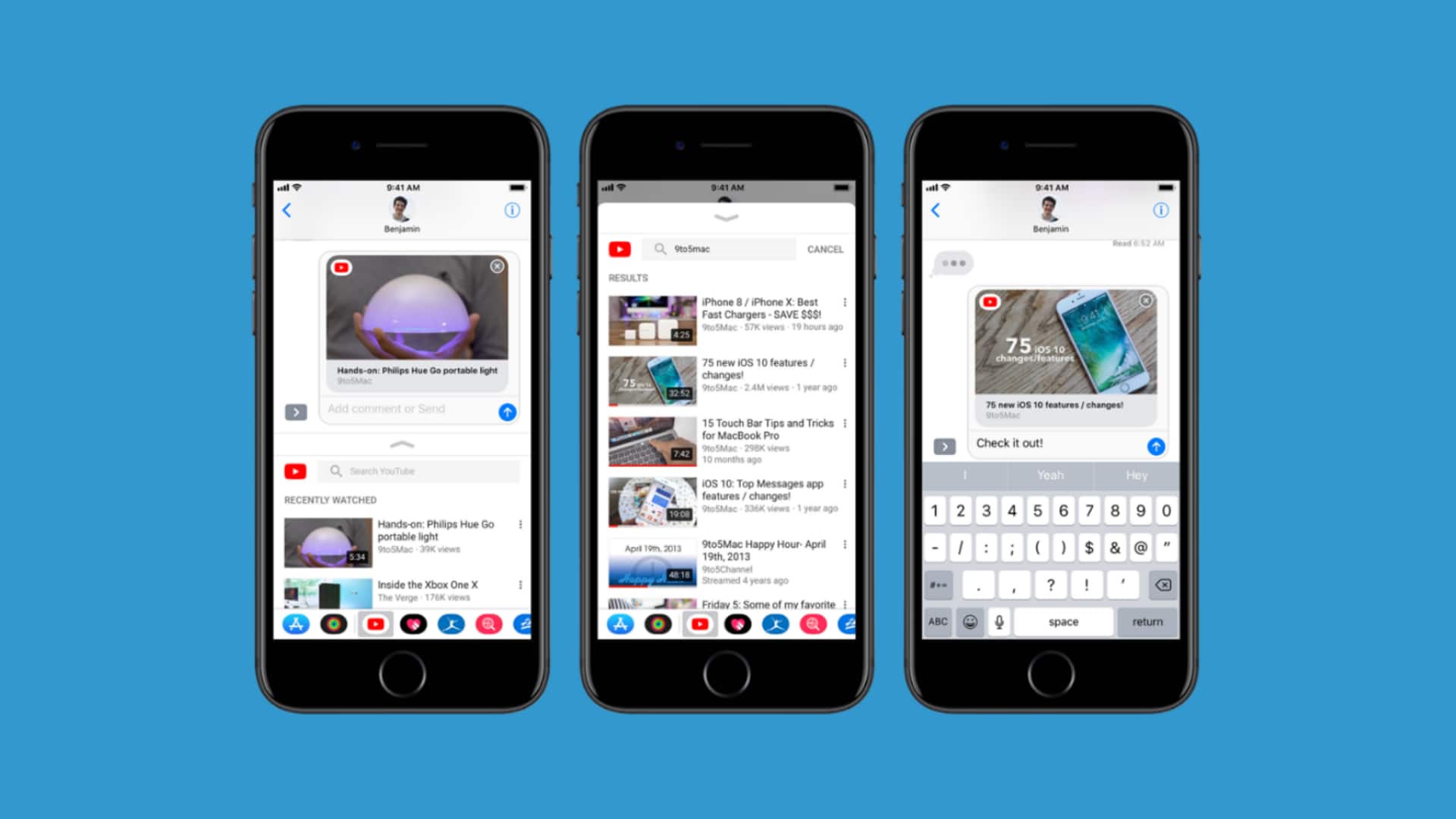 YouTube discontinues its iMessage app for iPhone, iPad users