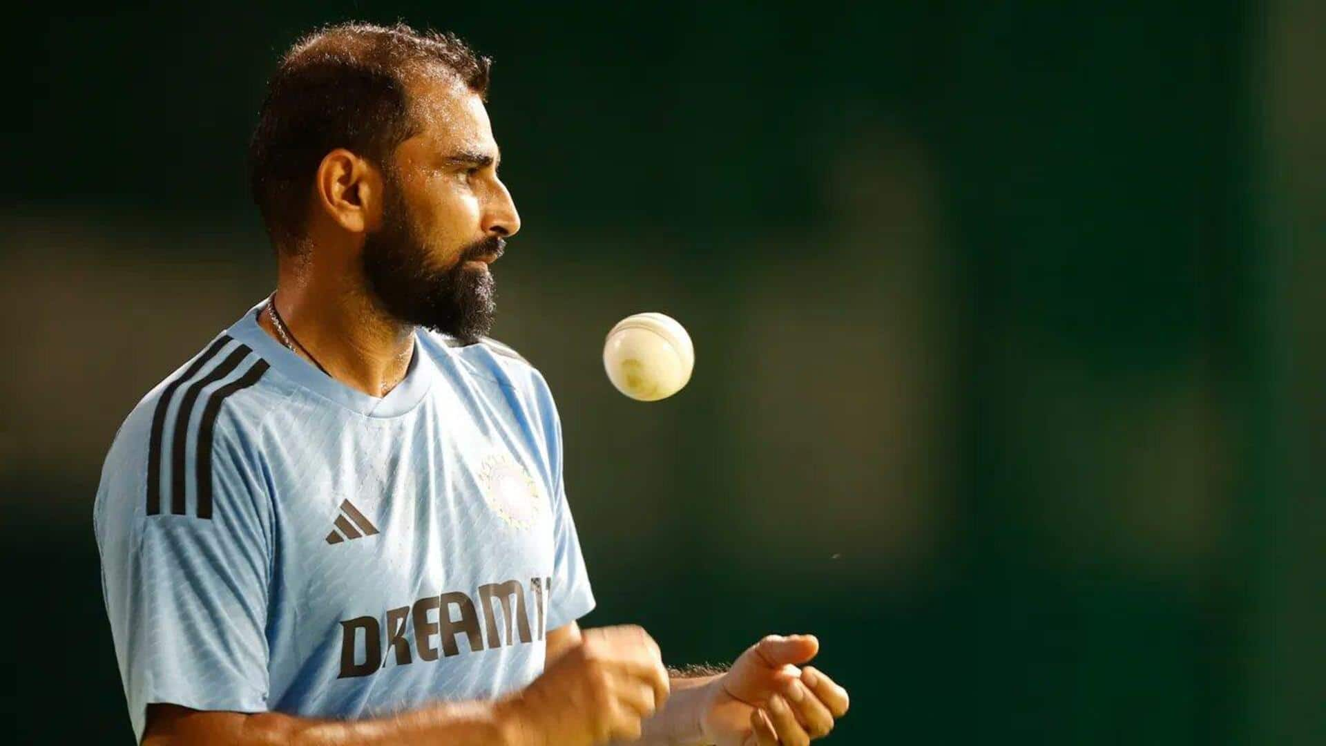 Mohammed Shami returns to training ahead of England T20Is