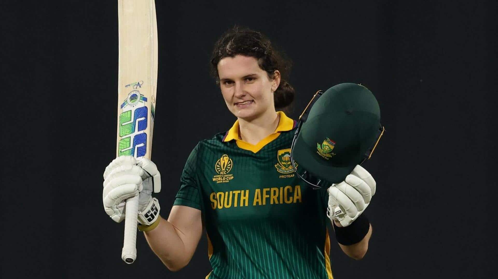Listing highest individual scores for SA in Women's World Cups