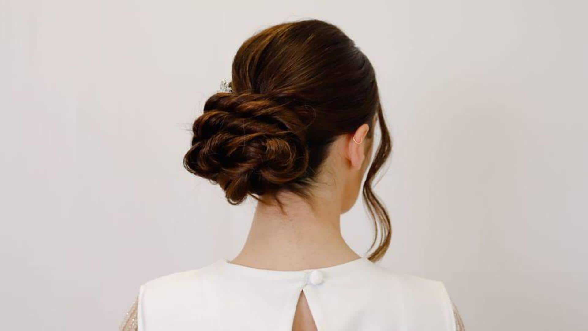 How to create elegant updos without hairpins
