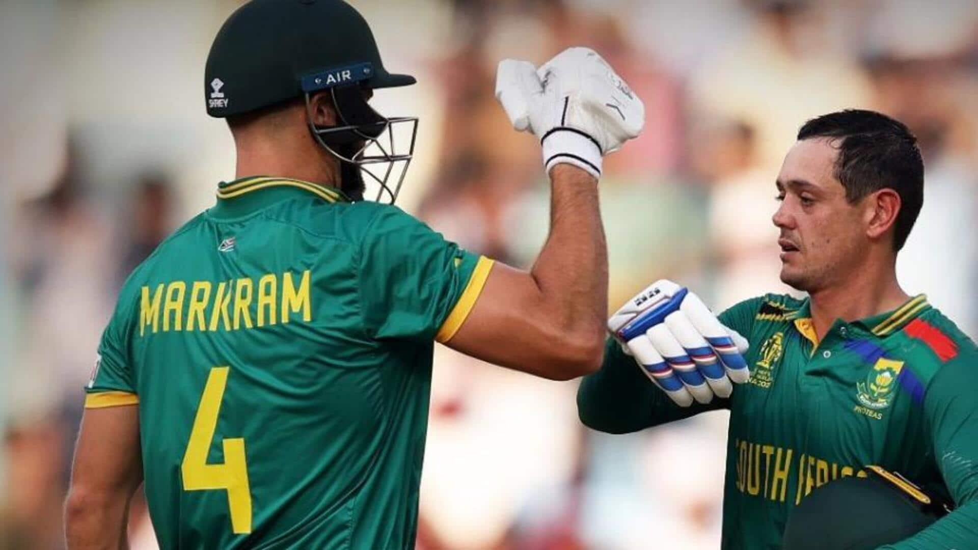 World Cup: Aiden Markram slams his second successive 50+ score