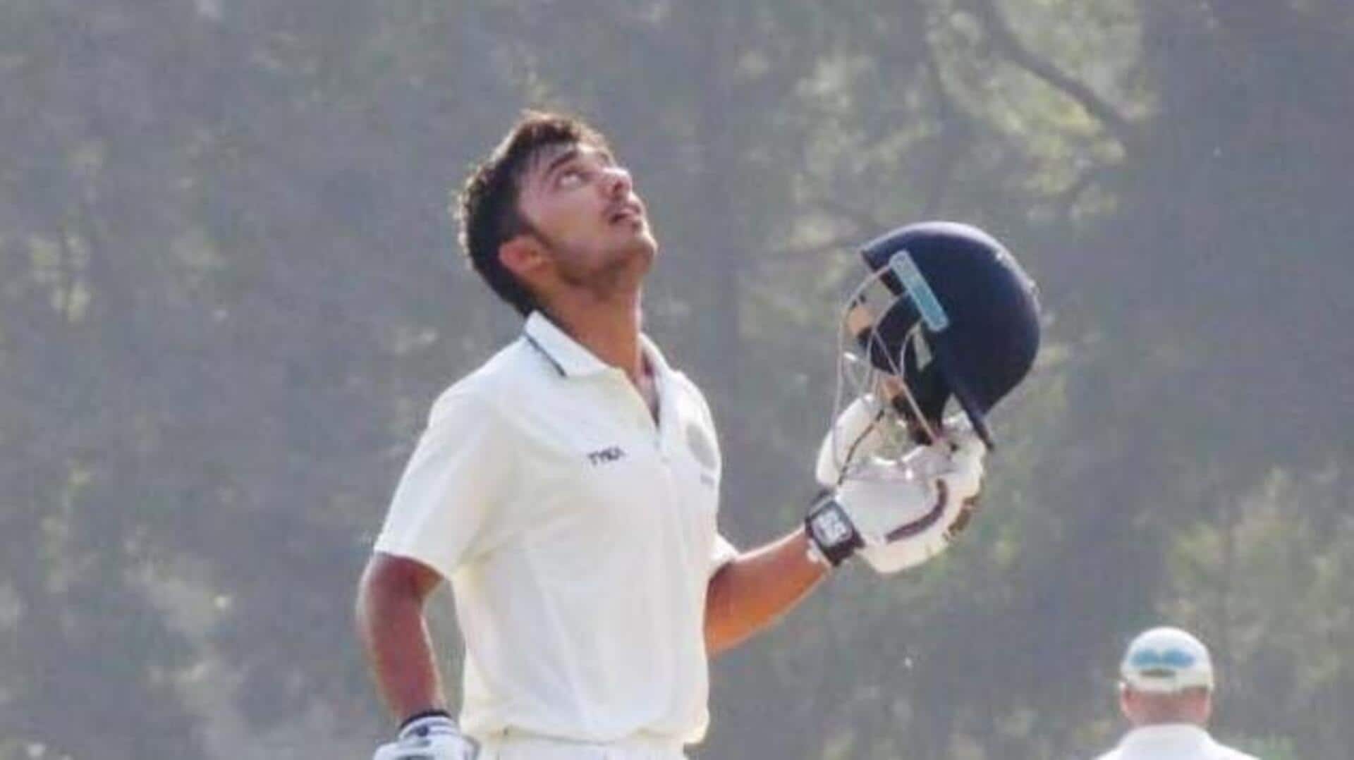 Tanmay Agarwal scripts these records with 366 in Ranji Trophy