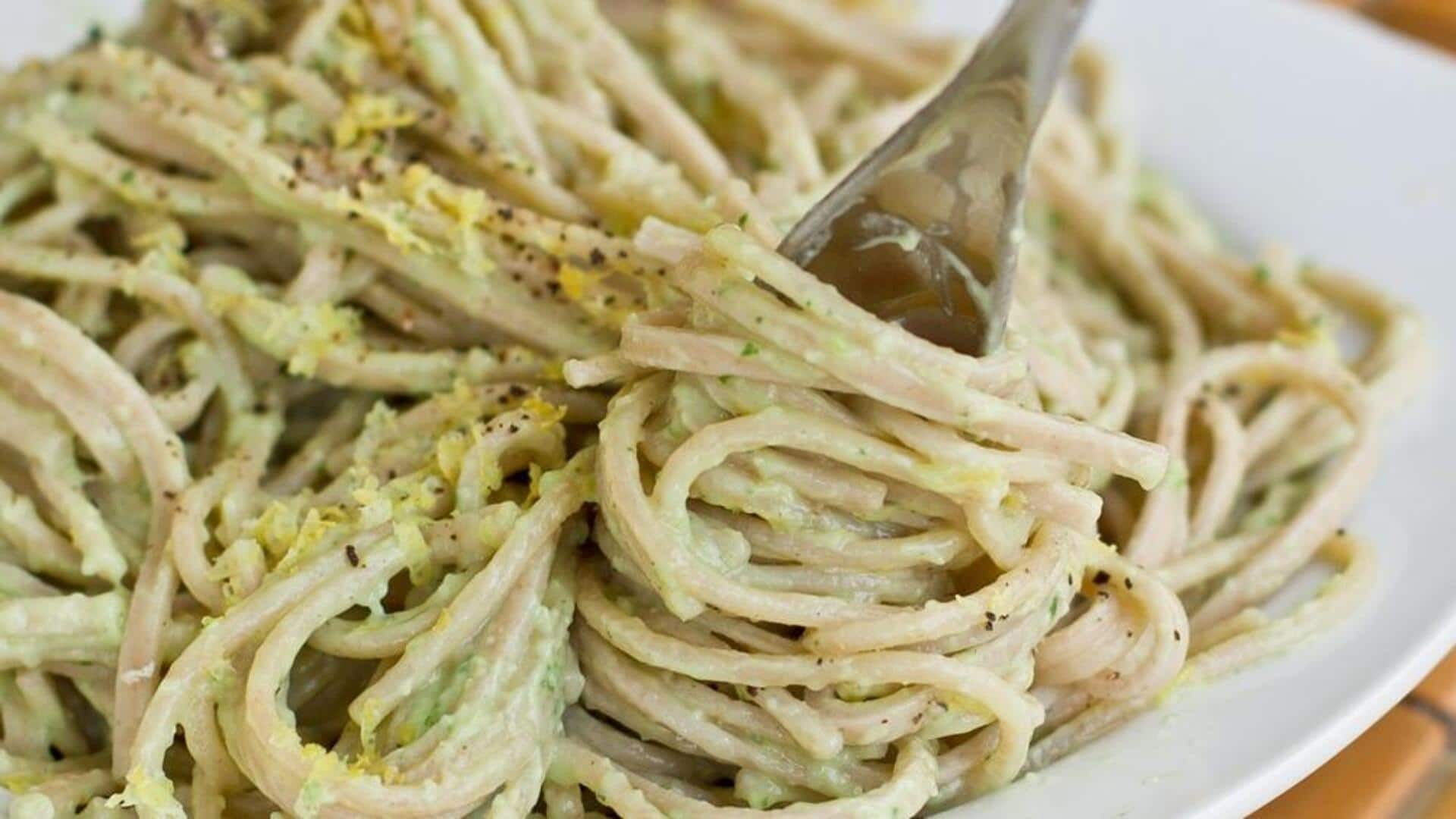 Savor these creamy avocado vegan pasta sauces