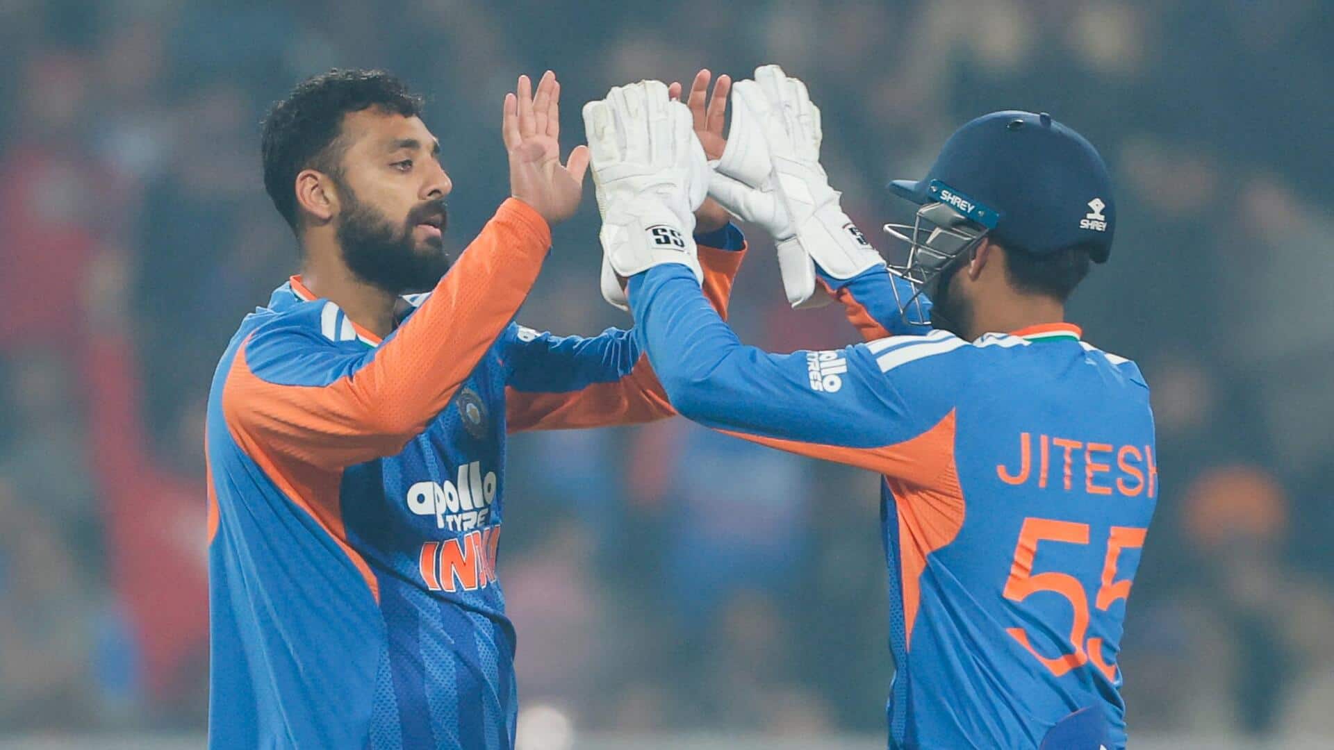 Spinners with most T20I wickets in a year (FM teams)