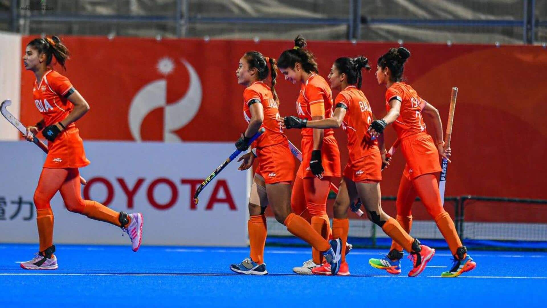 Indian women's hockey team bags historic gold at Asian Games