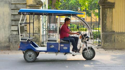 Delhi government proposes cap on number of e-rickshaws in city