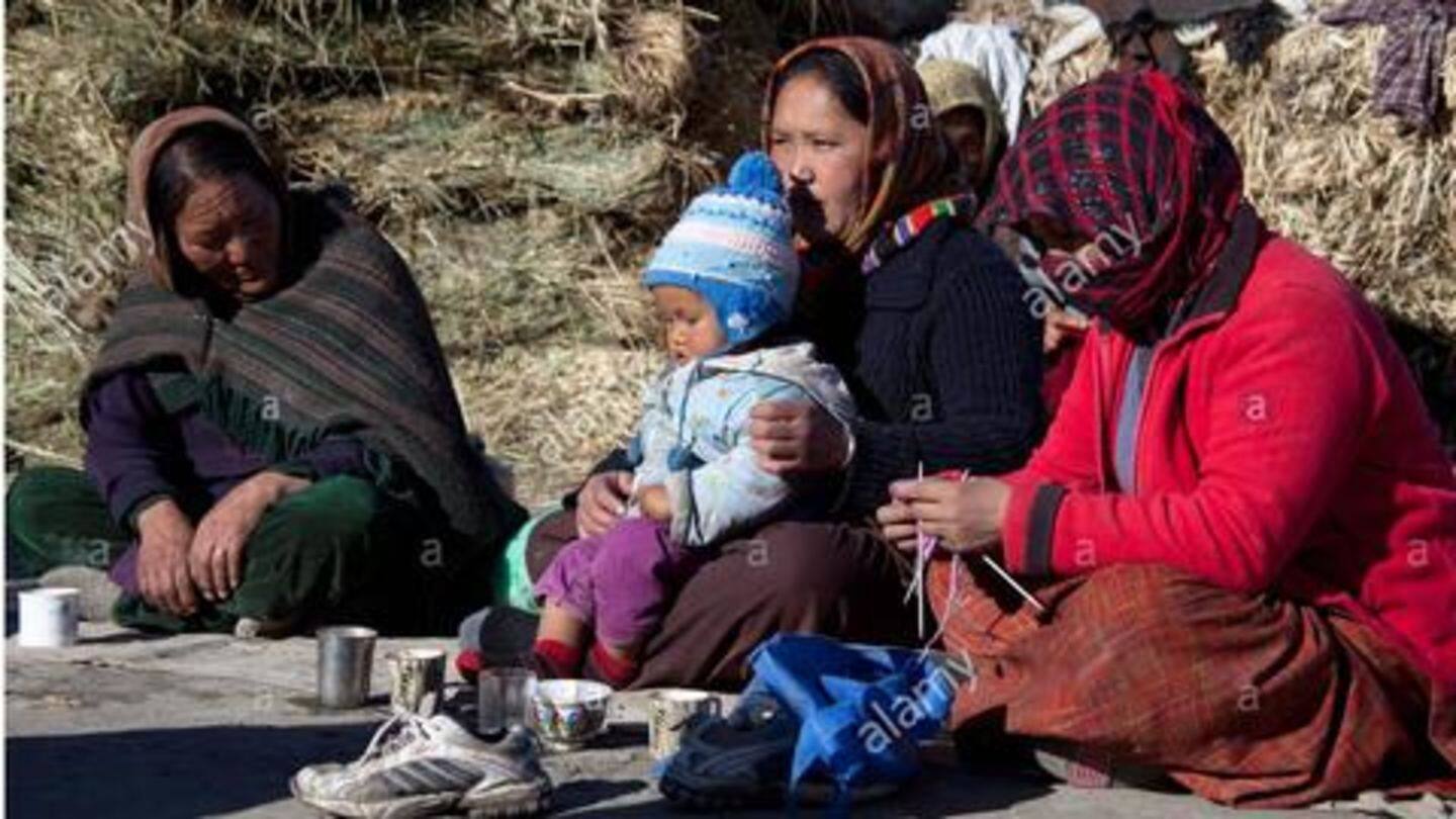 Kanchan traveled to Dhauladhar, Spiti; talked to village women Kanchan traveled to Dhauladhar, Spiti; talked to village women