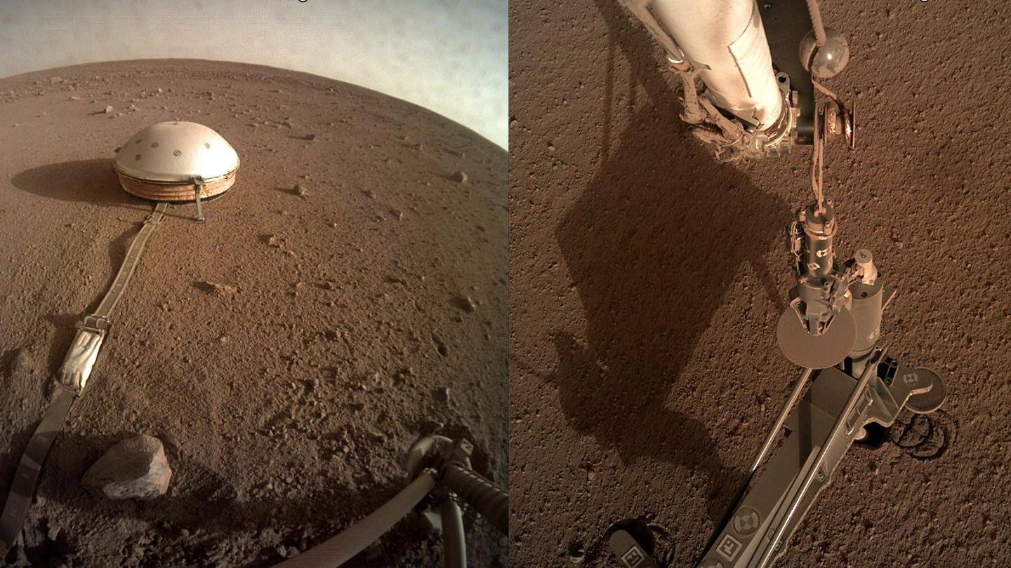 Here's why NASA is heaping Martian soil on InSight's seismometer
