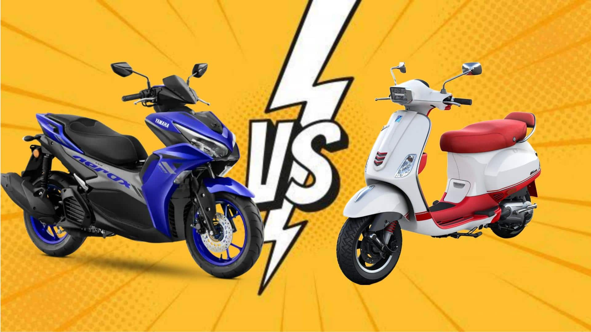 Is Vespa Dual SXL 150 better than Yamaha Aerox 155