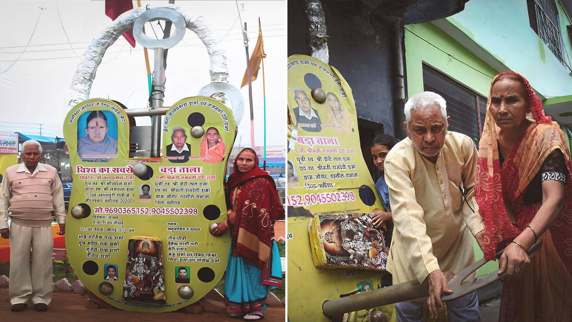 Elderly artisan makes world's largest 400kg lock for Ram Mandir