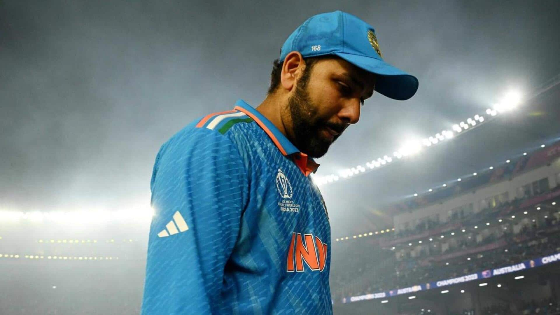 Moving on wasn't easy: Rohit Sharma on WC final defeat